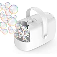 Los mejores  - iTeknic Maquina de Burbuja Portátil Mecanismo de soplado automático con batería-Adaptador de Corriente alterna para Uso…